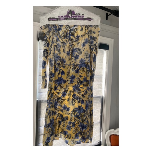 Balenciaga 2018 Yellow Dress Size Small - Picture 4 of 5